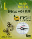 Застежка Fish Season нахлыст/балансир №L 4кг 6шт 8054-LF