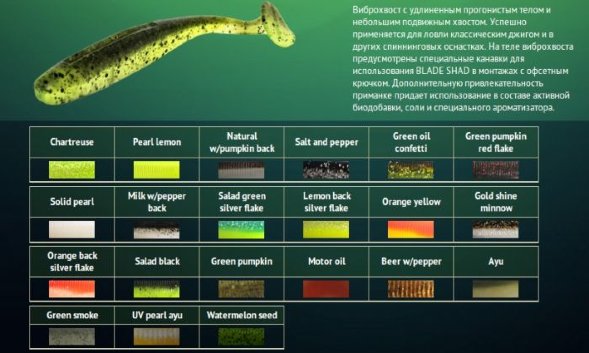 Приманка ALLVEGA съедоб. Blade Shad 10см 5г SB-BS100-012 orange yellow 5шт
