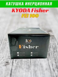 Катушка инерционная KYODA FISHER, корпус пластик, шпуля металл, диам.внутр.45/внеш.55