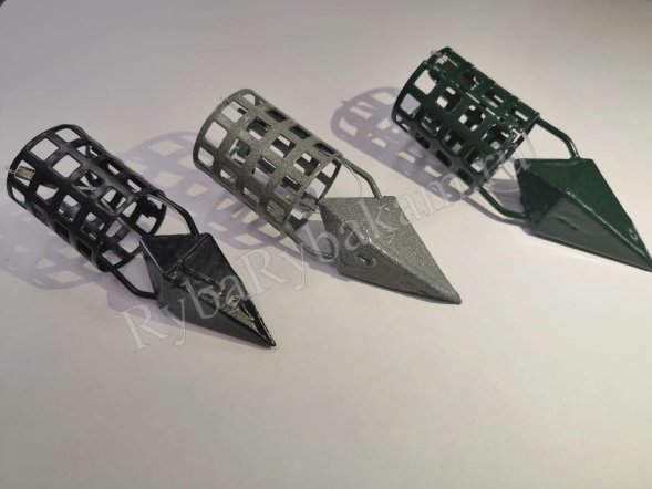 Кормушка Vikfish сербская пуля D30, 30 гр. леска, ил