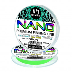 Леска BALSAX Nano Neon Green 0.20 30м