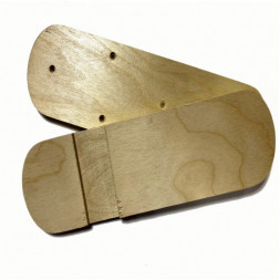 Накладка Маяк для охотничьих лыж деревянная 2шт