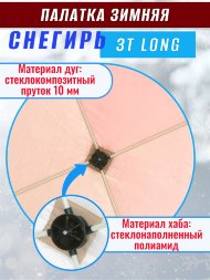 Палатка Снегирь 3Т long