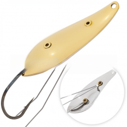 Блесна незацепляющаяся Питер Атом 12г жел/бел