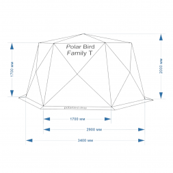 Палатка Polar Bird Family T