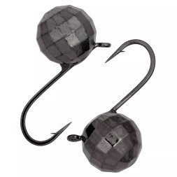 Мормышка вольфрамовая Condor Шар фигурный с ушком d 4,0 мм вес 0,58 гр черный никель 10 шт