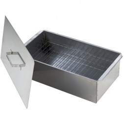 Коптильня Кедр трехъярусная 500х270х275, сталь 0,8 мм с поддоном для сбора жира