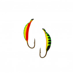 Мормышка вольфрамовая Lumicom Супербанан Ф4 покраска 312