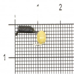 Мормышка вольфрамовая True Weight цена за 1 шт Гвоздешарик гв. d2.5 кош. глаз желтый