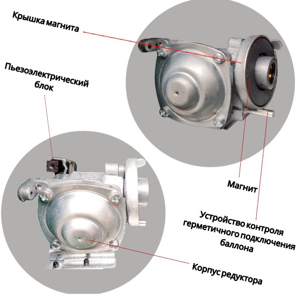 Обогреватель портативный газовый Condor с переходником д/газового баллона BDZQ-1000