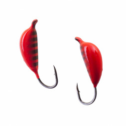 Мормышка вольфрамовая Lumicom Банан с ушком Ф5 покраска 319, цена за 1 шт.